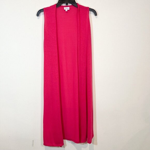 LuLaRoe Cardigan XS Pink Womens Longline Sweater Duster Size Extra‎ Small - Picture 9 of 9